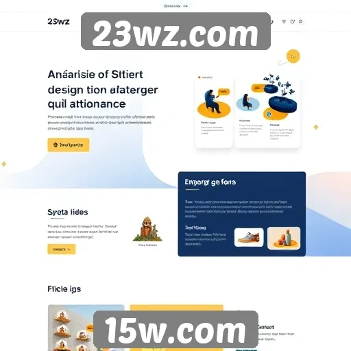 Análise do design gráfico do site 23wz.com