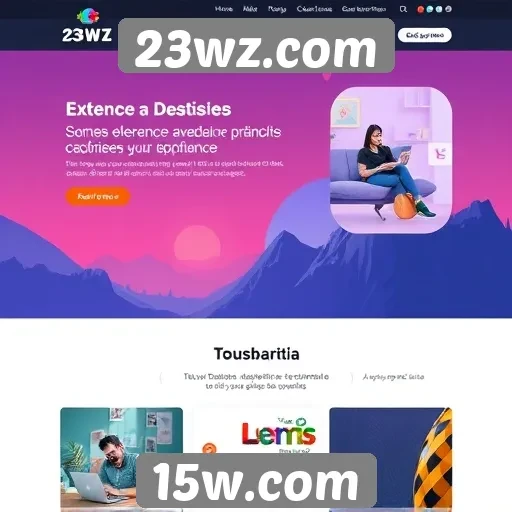 Experiência do usuário no site 23wz.com